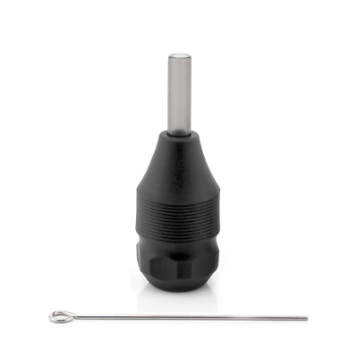 1x Tattoo Nadelmodule Einweg Fixed Griffstück Profi Tattoo Grip 28mm Schwarz