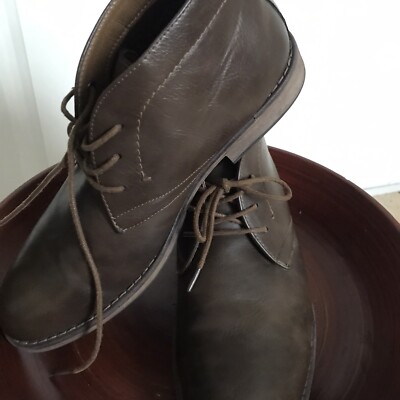 Sonoma Vitalize Ortholite Men\'s Chukka Boots Dark Gray Laces Casual Sz 11 EUC Sonoma mens chukka boots - Gem main image 4