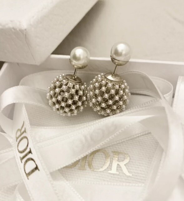 Christian Dior Secret Tribal Tribales Silver Cage Round Pearl