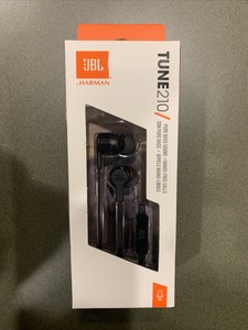 Brand NEW!!! JBL TUNE 210 In-Ear Headphone with One-Button Remote/Mic,  Black 50036355605 | eBay
