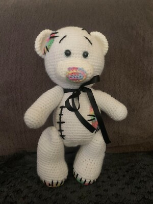 crochet stitched teddy bear