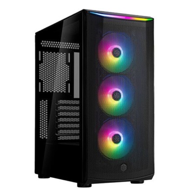 SST‐FA512Z‐BG Silverstone SST-FA512Z-BG FARA 512Z ARGB Fan/Strip Tempered Glass