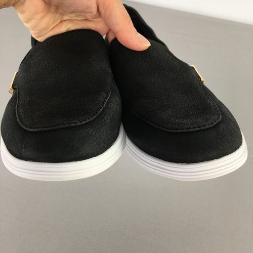 Cole Haan Ella Venetian Loafer Black Nubuck Leather Slip On Shoe Women's 8.5B - Picture 14 of 22
