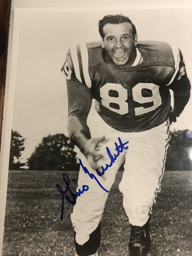Gino Marchetti 8x10 Autographed Photo JSA Authenticated - Foto 3 di 8