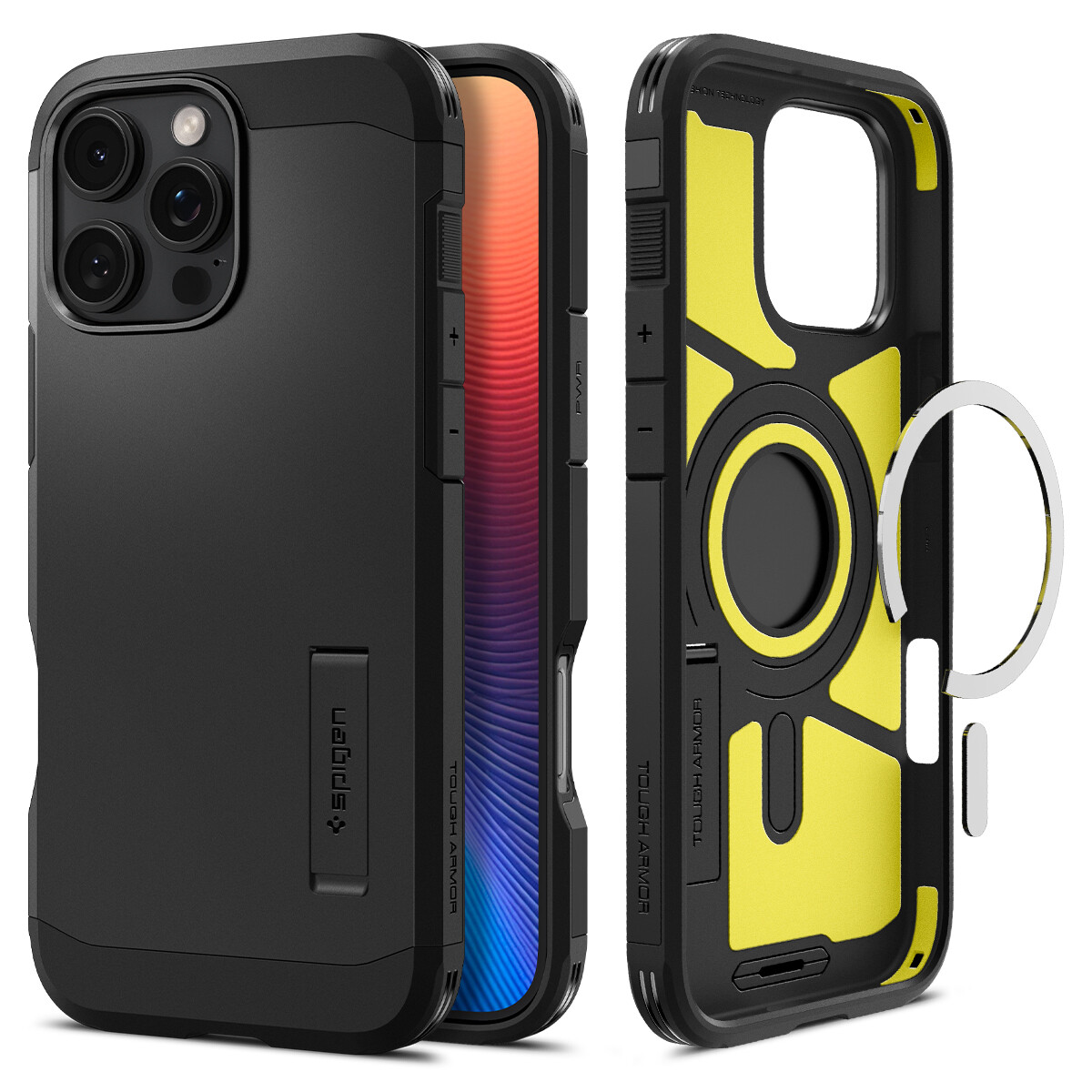 For iPhone 16 Pro Max/ 16 Pro/ 16 Plus Spigen Tough Armor AI MagFit Case