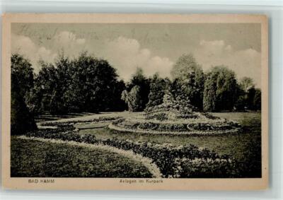 10074316 - 4700 Hamm Bad Hamm - facilities in the Kurpark 1921 Postcard Hamm Stadtkreis