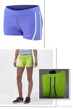 NUEVO $30 NIKE Tempo Boy Pantalones Cortos 519835 Correr Tenis Gimnasio Violeta Azul Voltio Amarillo