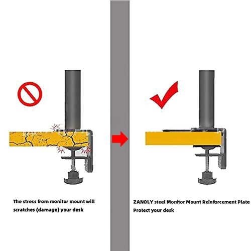 Durable Monitor Mount Reinforcement Plate Monitor Bracket for Stable Display - Photo 7/7