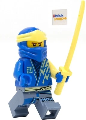 LEGO Ninjago Core: Blauer Ninja Jay Minifigur Mit Katana - Bild 1 von 4