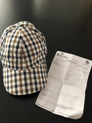 aquascutum cap hat 