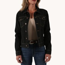 Kimes Ranch Langley Trucker Jacket Black