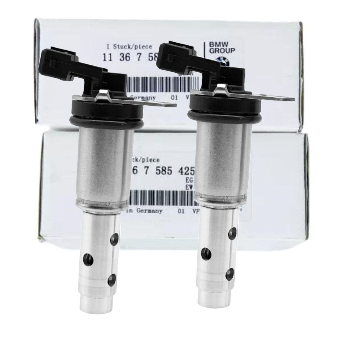 2PCS Oil Control Valve Engine Variable Timing Solenoid Vanos Fits for BMW 07-13