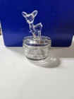 Vintage Jeanette Deer Fawn Powder Candy Dish