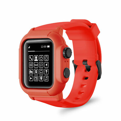 Waterproof Rugged Watch Band Strap & Case For Apple Watch Series 9 8 7 6 5 4 3 2