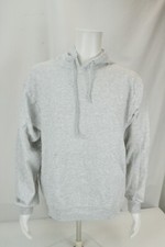 Jerzees NuBlend Pullover Hoodie Men's Gray Size Medium Long Sleeve