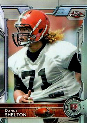 2015 Topps Chrome Refractors #131 Danny Shelton RC Cleveland Browns