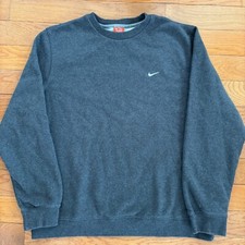 Vintage Nike The Athletic Dept Sweatshirt Mens XXL Crewneck Gray Y2K