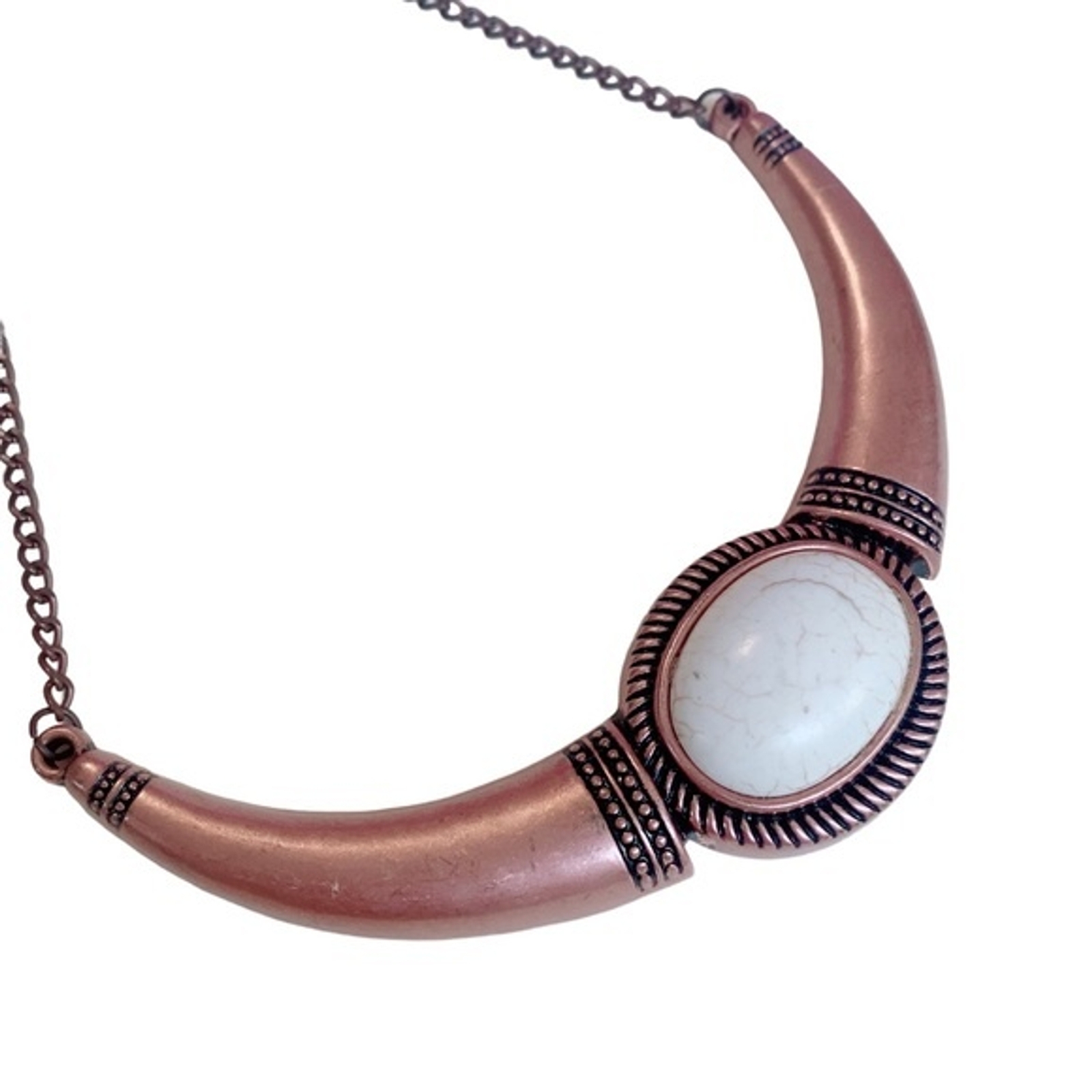 Coppertone Adjustable Statement Necklace - image 2