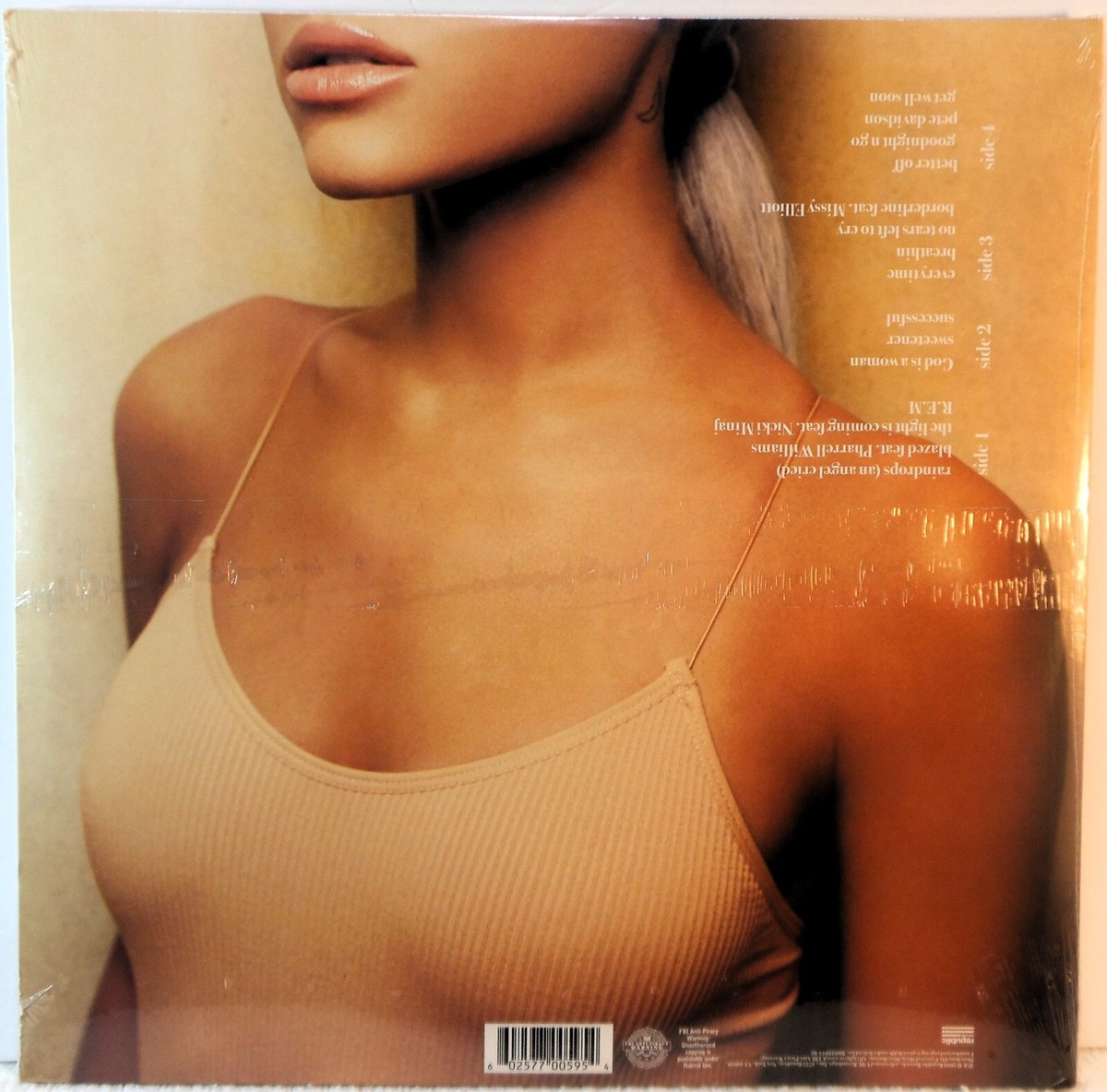 ARIANA GRANDE - Sweetener (LIMITED COLORED VINYL 2LPs, 2018