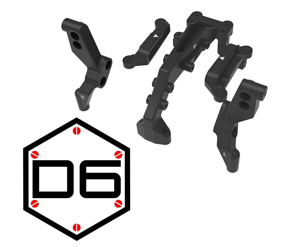 3RACING SAK-D608 FRONT BULKHEAD FOR 1/10 SAKURA D6 SPORT