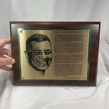 Vince Lombardi winning quote motivational wall plaque sign man cave coach L@@K!