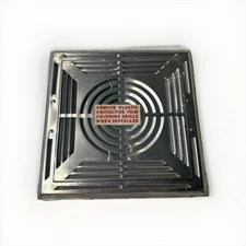 Metal Vent Fan Grille Cover 10”x10” Square Exhaust Ceiling Wall Register