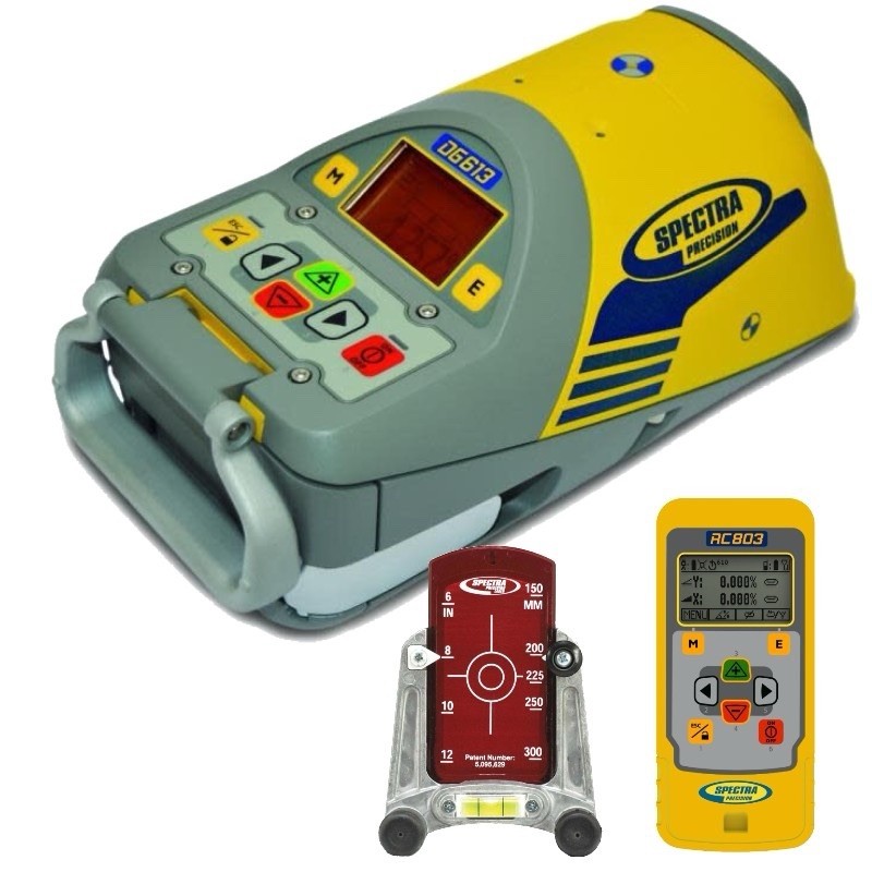 Spectra Precision DG613 Rotary Laser Level Kit w/ RC803 Remote & Receiver