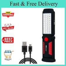 Rechargeable Magnetic LED Work Light for Mechanics 360  Rotating Underhood F...