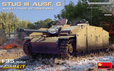 (MIN35352) - Miniart 1:35 - StuG III Ausf. G Oct '43 Alkett Prod INT Kit