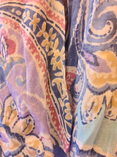 Alfred Dunner 1X Top Bluse Tunika Tropical Rosa Bunt Spitze Mieder Baumwolle - Bild 11 von 11