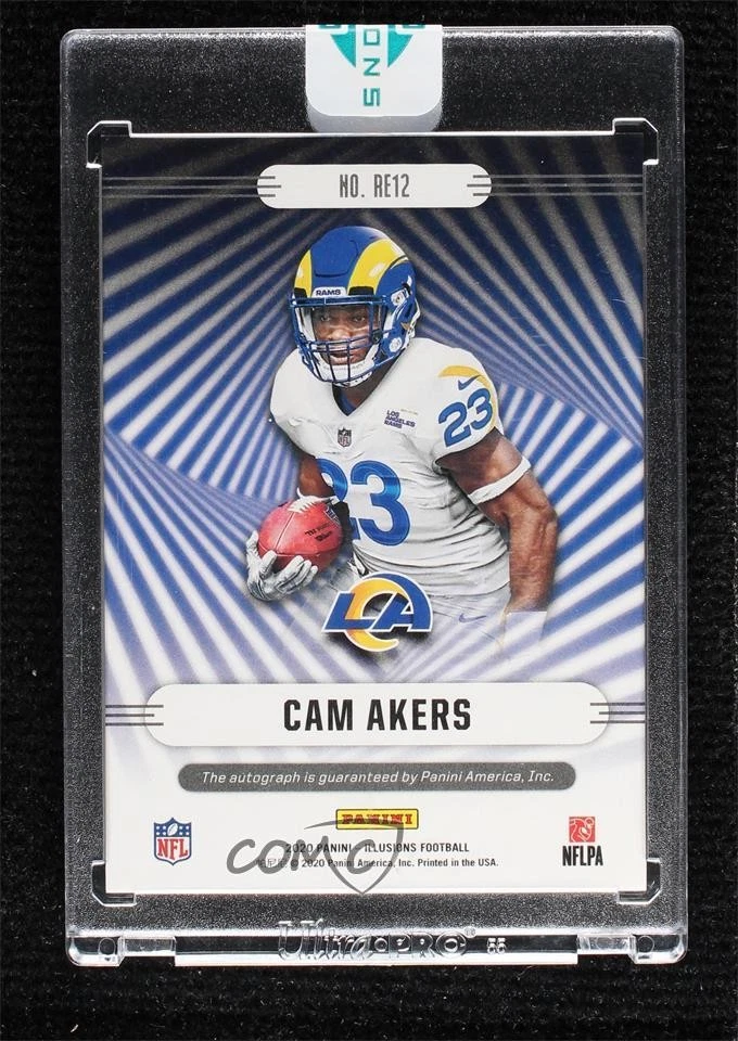 2020 Panini Illusions Rookie Endorsements /150 Cam Akers #RE12 Auto RC - Image 2 of 2