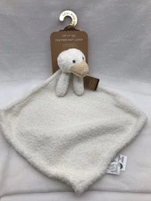 NEW Levi Emmie Plush White DUCK GOOSE Chick Knit Baby Lovey Security Blanket