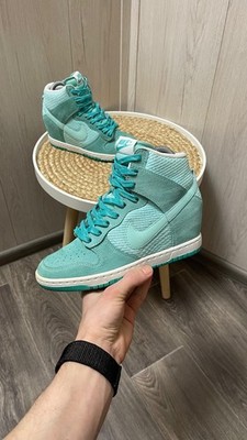 Nike Dunk Sky Hi Essential Womens US 6 Artisan Teal Wedge 644877