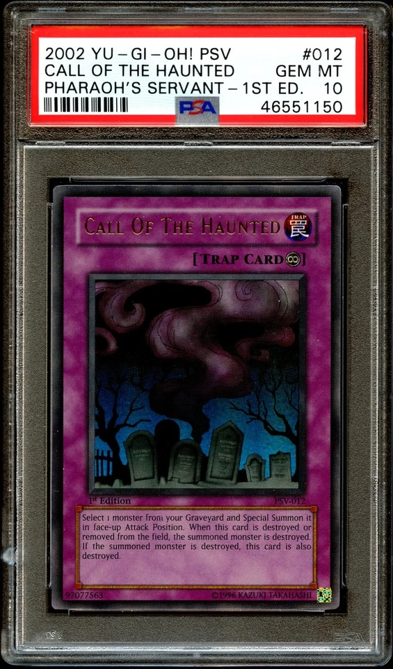 PSA 10 GEM MINT Call of the Haunted PSV-012 1st Edition PSV Yugioh Card 150 - Image 2 of 3