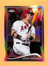 2014 Topps Chrome Refractors #169 Kole Calhoun Los Angeles Angels