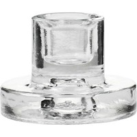 Ib Laursen Kerzenhalter Glas Rund FüR 1 DÜNne Kerze 5X3,5 Cm KerzenstäNder