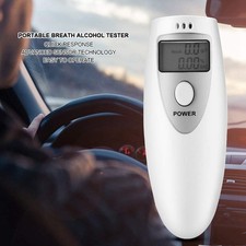 Digital Breath Alcohol Tester Portable with Backlight and Fast Accurate Results