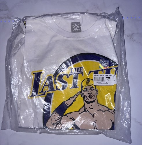 Mens John Cena Farewell Tour 2025 Bakersfield NBA Lakers T-Shirt Sz Extra Large