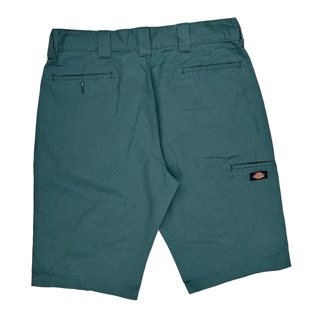 Dickies Slim Fit Chino Shorts - 36W 10L Green Polyester Blend