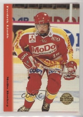 1994-95 Leaf Elit Set Sweden Fredrik Lindh #201 0q3