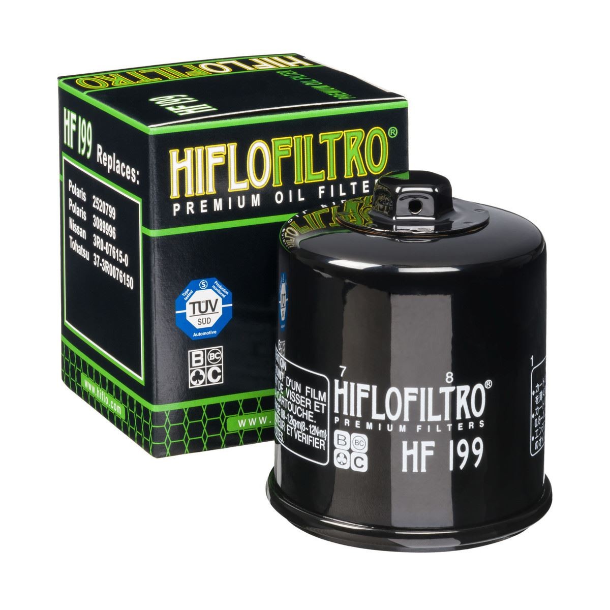 Hi-Flo Oil Filter - HF199 Polaris 550 Sportsman XP EFI w/EPS 2009 - 2010