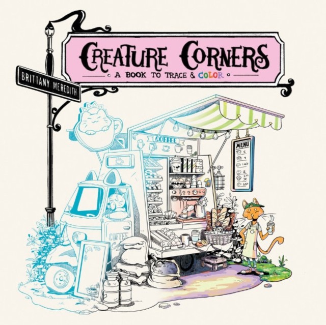 Creature Corners: A Book to Trace and Color by Brittany Meredith (PB 2023) - Image 4