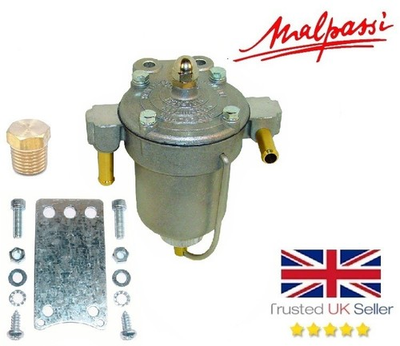 #ad MALPASSI FILTER KING FUEL PRESSURE REGULATOR 67mm METAL MOUNTING KIT 1 7 PSI GBP 69.95