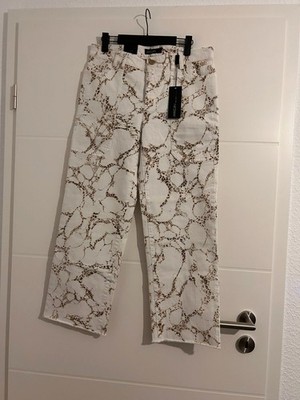 Marc Cain Jeans SC 82.01 D68 Leopard Weiß Neu Etikett Gr 3 M