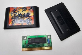 Sega Genesis Model 2 Console MK-1631 w/ Xmen, Jurassic Park & 2 Controllers