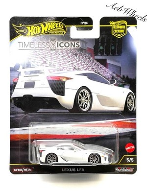 ホットウィールLEXUS LFA TIMLESS ICONS 未開封　　15台 Hot Wheels Car Culture Timeless Icons Lexus LFA (white) 5/5 | eBay