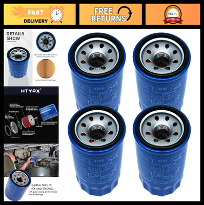 Oil Filters Compatible with Honda GX610 GX630 GX660 GX670 Engines - 4 Pack Repla