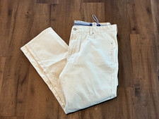 NWT Men's 40X 32 Vineyard Vines Pants 5 Pocket Cream Egg Chino 40W 32L Stretch