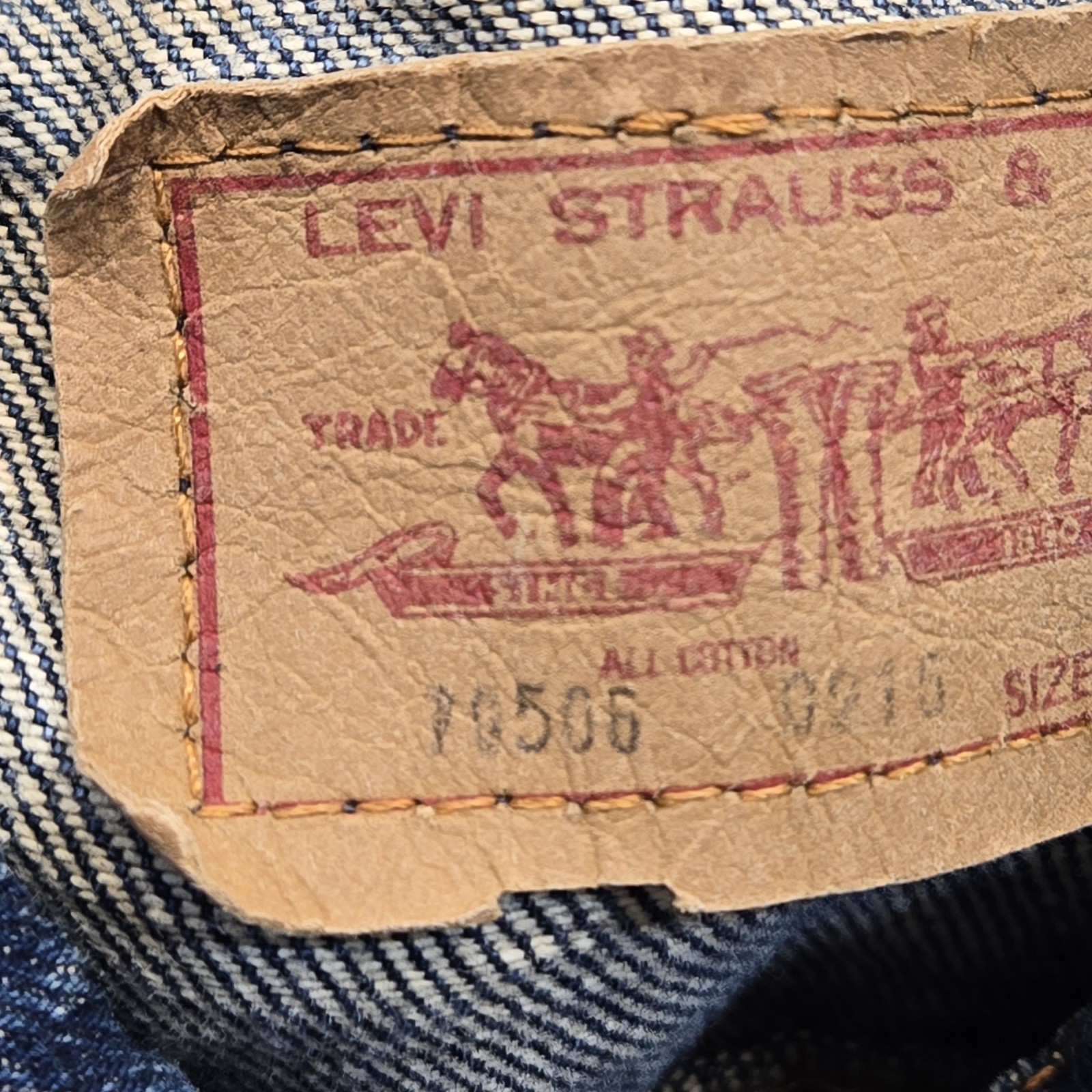 Vintage Levi's 70506-0216 Trucker Jacket Mens 36 Blue Jean Denim Made in USA 90s thumbnail 8