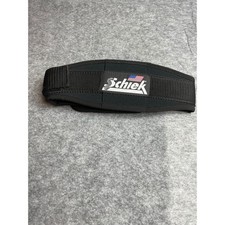 Schiek 2004 Nylon Weightlifting Belt Black XS Made in USA Gym Back Support